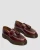 Dr Marten's Adrian Orleans Leather Tassel Loafers - Cherry Red