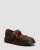 Dr Marten's Mary Jane Flower Shoe - Crazy Horse Dark Brown