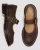 Dr Marten's Mary Jane Flower Shoe - Crazy Horse Dark Brown