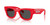 Ray-Ban Wayfarer Puffer Crystal Edition Sunglasses - Red With Strass / Ultra Black