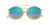 Ray-Ban Round Double Bridge  Sunglasses RB3647N - Arista / Brown Gradient Mirror Blue