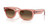 Ray-Ban Mega Wayfarer II Sunglasses RB0823S - Transparent Pink / Light Brown Gradient Black