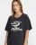 RVCA Women's  Spiral Oversized Tee -Washed Black