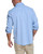 Howler Bros Crosscut Deluxe Longsleeve Snapshirt - Fanned Flora Faded Blue Oxford