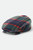 Brixton Manufacturing Company Hooligan Flat Cap - Navy/Green/Red/Cream