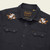 Howler Bros Crosscut Deluxe Snapshirt - Orange Blossoms / Antique Black