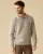 Flag and Anthem Hayneville Sweater Polo - Taupe Heather