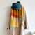 AC.City Colorblock Winter Scarf - Thick Warm Unisex Yellow