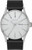 Nixon Sentry Leather Watch - All Silver/Black