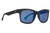 VonZipper Bayou Sunglasses -Black Satin/ Blue Flash Polarized