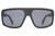VonZipper Quazzi Sunglasses - Black Satin/Vintage Grey Polarized