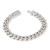 King Ice 12mm Iced Miami Cuban Bracelet - 8" White Gold