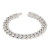 King Ice 12mm Iced Miami Cuban Bracelet - 8" White Gold