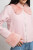 Daisy Street Fur and Houndstooth Jacket - Pink White