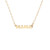 Kris Nations Mama Charm Necklace - 18K Gold Vermeil