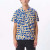 Obey Connect Woven Short Sleeve Shirt - Irish Cream Multi