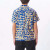 Obey Connect Woven Short Sleeve Shirt - Irish Cream Multi