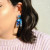 Sleepy Mountain Arch Earrings - Blue Dream