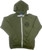 Bunker KCMO Zip Up Hoodie - Military Green