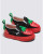 Vans Slip-On V Berry Shoes - Red/Black