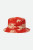 Brixton Beta Packable Bucket Hat - Aloha Red