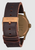 Nixon Sentry Leather Watch - Bronze/Black