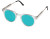 Spitfire Teddy Boy  Sunglasses - Clear/Turquoise