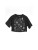 Supermaggie Mushrooms Clover Crop Top - Black