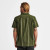 Roark Gonzo Camp Collar SS Button Up - Treeline Dobby