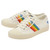 Gola Coaster Rainbow Plimsoll - Off White/Multi