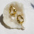 Melo Melo Jove Baroque Shape Stud Earring - Gold