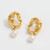 Melo Melo Jove Baroque Shape Stud Earring - Gold