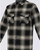 (SALE!!!) Vans Monterey Flannel LS Button Up Shirt - Black/Oatmeal