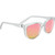 Spy Bewilder Sunglasses - Translucent Light Gray/Bronze with Iridescent Spectra