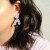 Sleepy Mountain Mini Arch Earrings Petals Collection - Cotton Candy