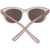 Spy Boundless Sunglasses - Matte Translucent Rose/Bronze with Rose Quartz Spectra