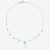 Melo Melo Petya Ocean Blue Dainty Multi Charm Pendant Necklace