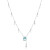 Melo Melo Petya Ocean Blue Dainty Multi Charm Pendant Necklace