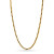 King Ice 5mm Onyx Tennis Chain - 18" 14k Gold Plated