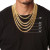 King Ice 5mm Onyx Tennis Chain - 18" 14k Gold Plated
