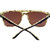 Spy Czar Sunglasses - Matte Black/Kushwall/HD Plus Bronze W/ Green Spectra Mirror