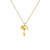 Kris Nations Mushroom Crystal Necklace - 18k Gold Vermeil