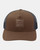 RVCA VA All The Way Curved Brim Trucker Hat - Light Brown