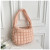 Puff Pleated Bubble Shoulder Bag Large Capacity Handbag - Bubblegum Pink