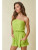 (SALE!!!) Terry Cloth Tube Romper - Kiwi