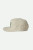Brixton Neighbor Snapback Hat - Off White Sol Wash