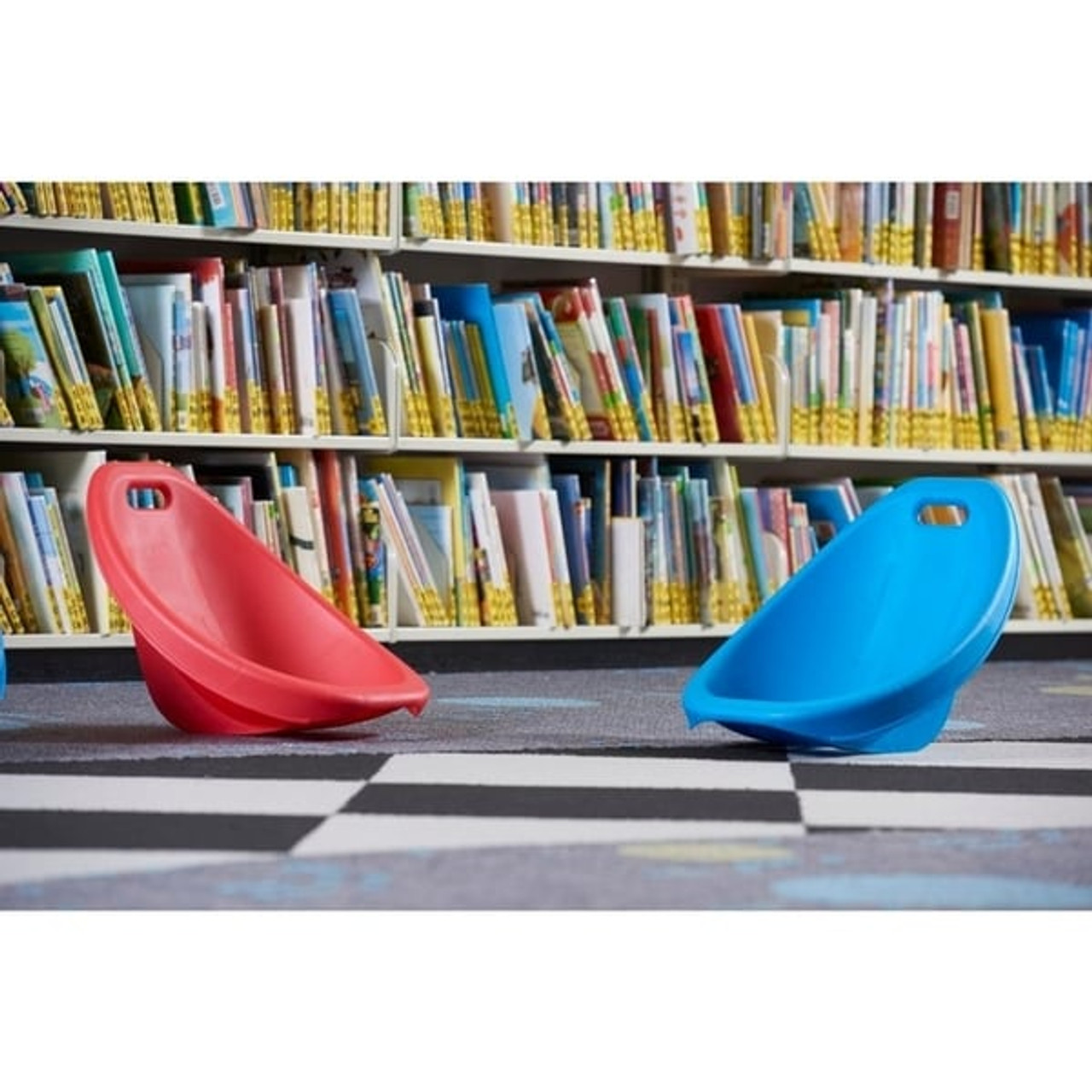 Kids Play Children's Scoop Rocker Chair for Reading and Gaming