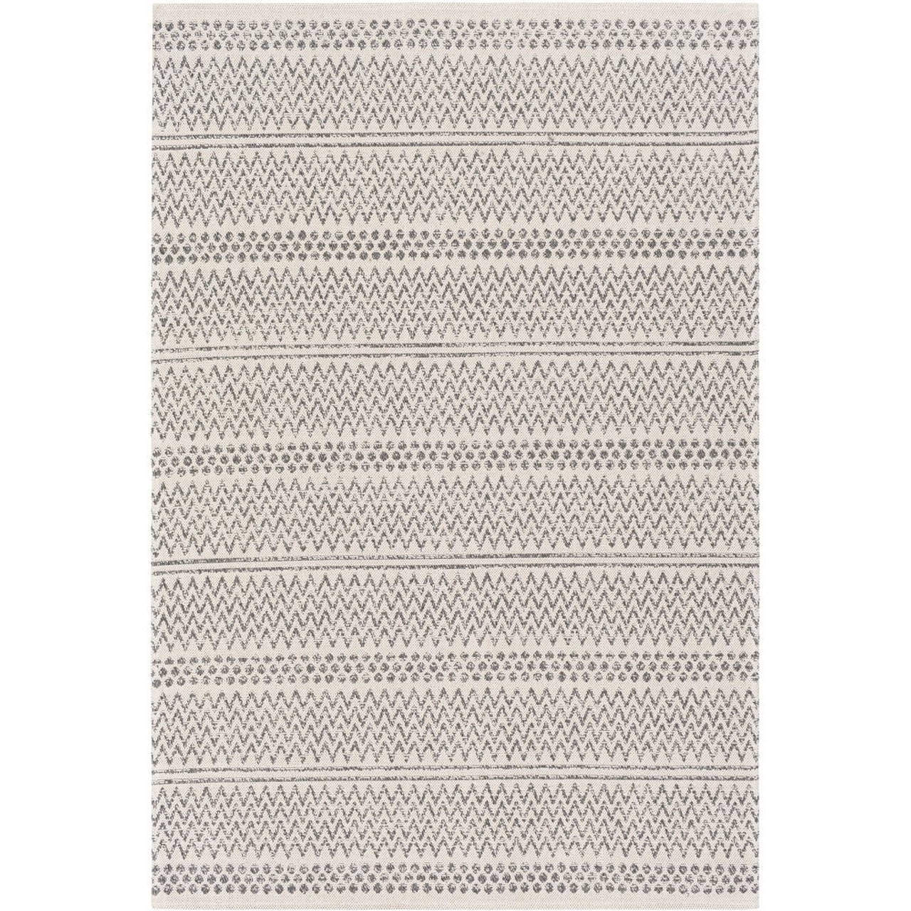 La Visage Distressed Rug, Chevron-Pattern Rug