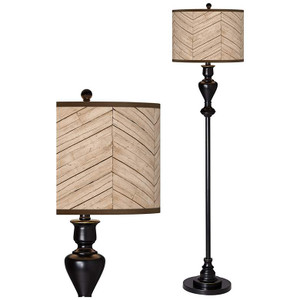 Rustic Woodwork Giclee Glow Black Bronze Floor Lamp Rustic Woodwork Giclee Glow Black Bronze Floor Lamp