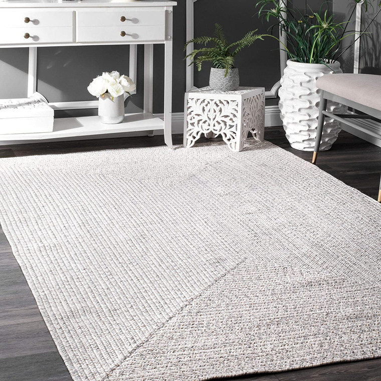 Espen Braided Handmade Ivory Indoor/Outdoor Soft Area Rug